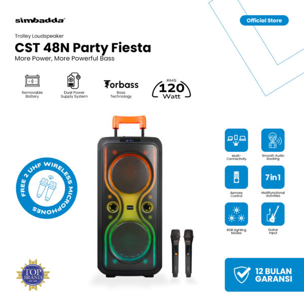 New Loudspeaker – Simbadda CST 48N Party Fiesta 120 Watt RMS